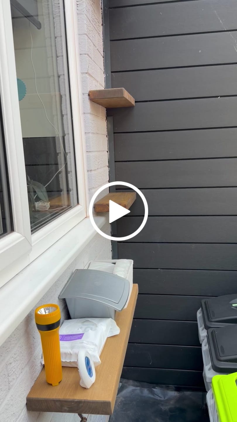 Customer video review of Narrow Rustic Wooden Floating Shelf  - 15cm Depth
