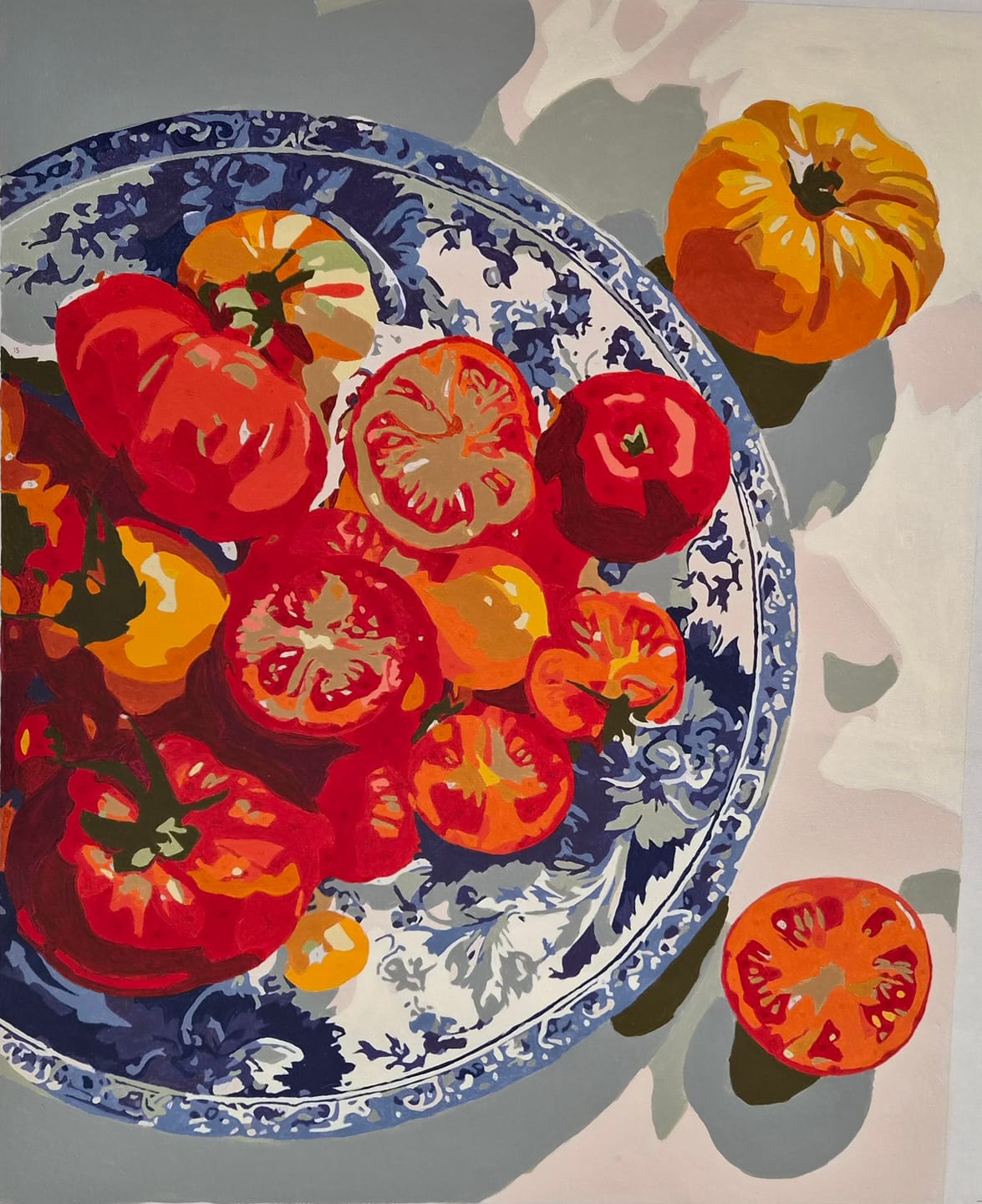 Customer photo review of Summer Plate | Paint by Number