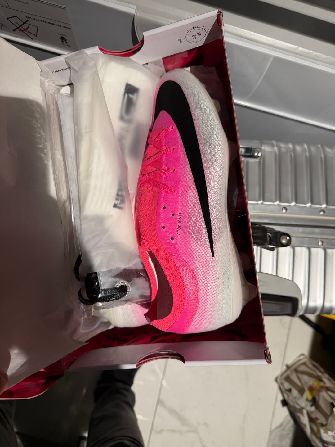 Customer photo review of Nike Mercurial Vapor 17 Elite FG - Rose/Blanc/Noir