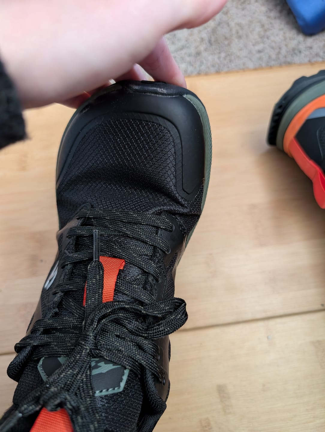 Customer photo review of Aurora - Wide Toe Sneakers