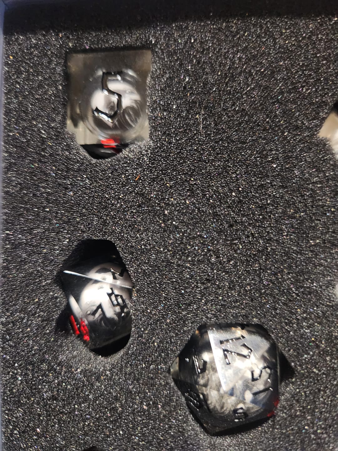 Customer photo review of Pre-Order || Junji Ito Collection Liquid Core Dice Set
