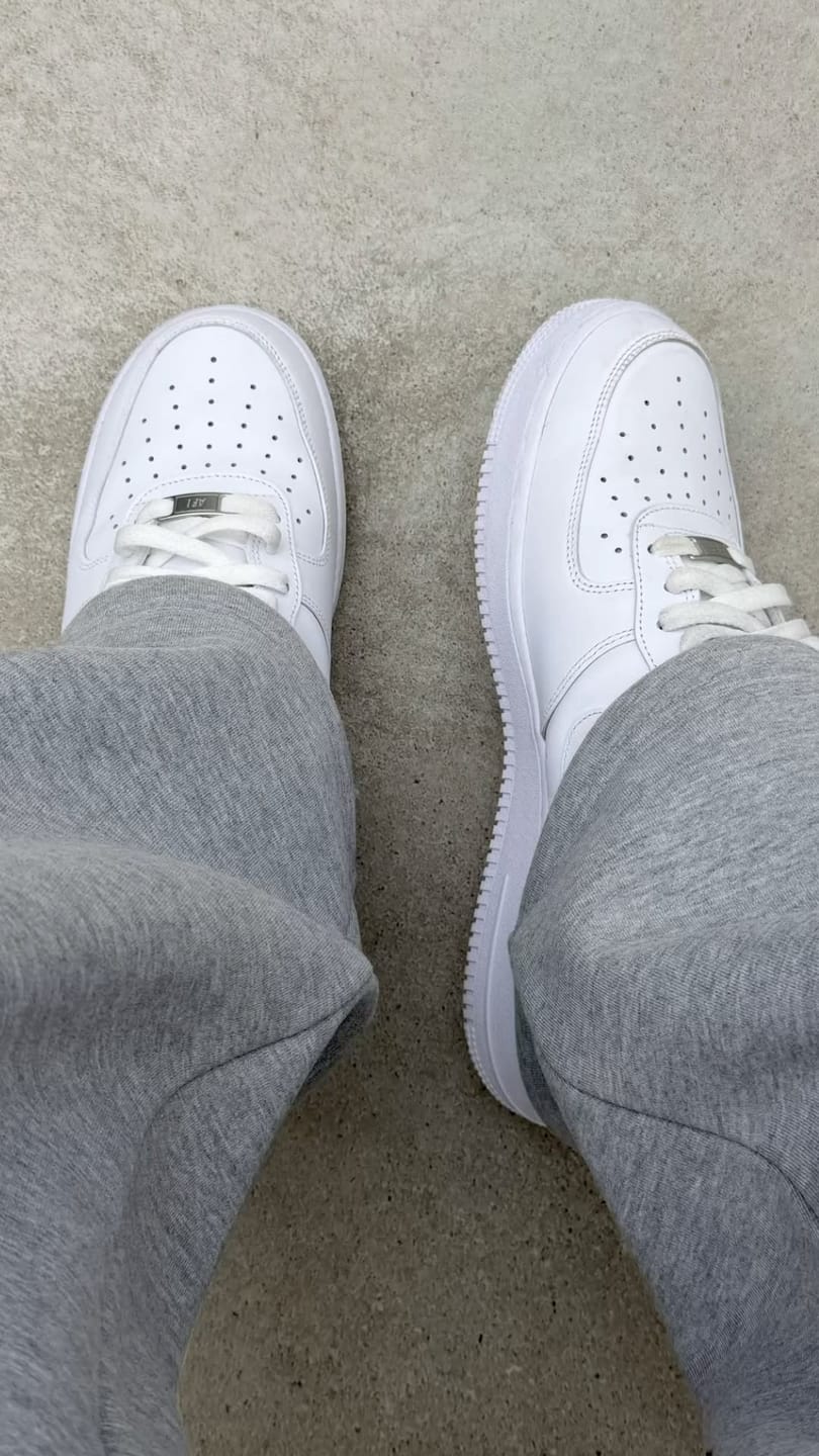 Customer photo review of Nike Air Force 1 "White"