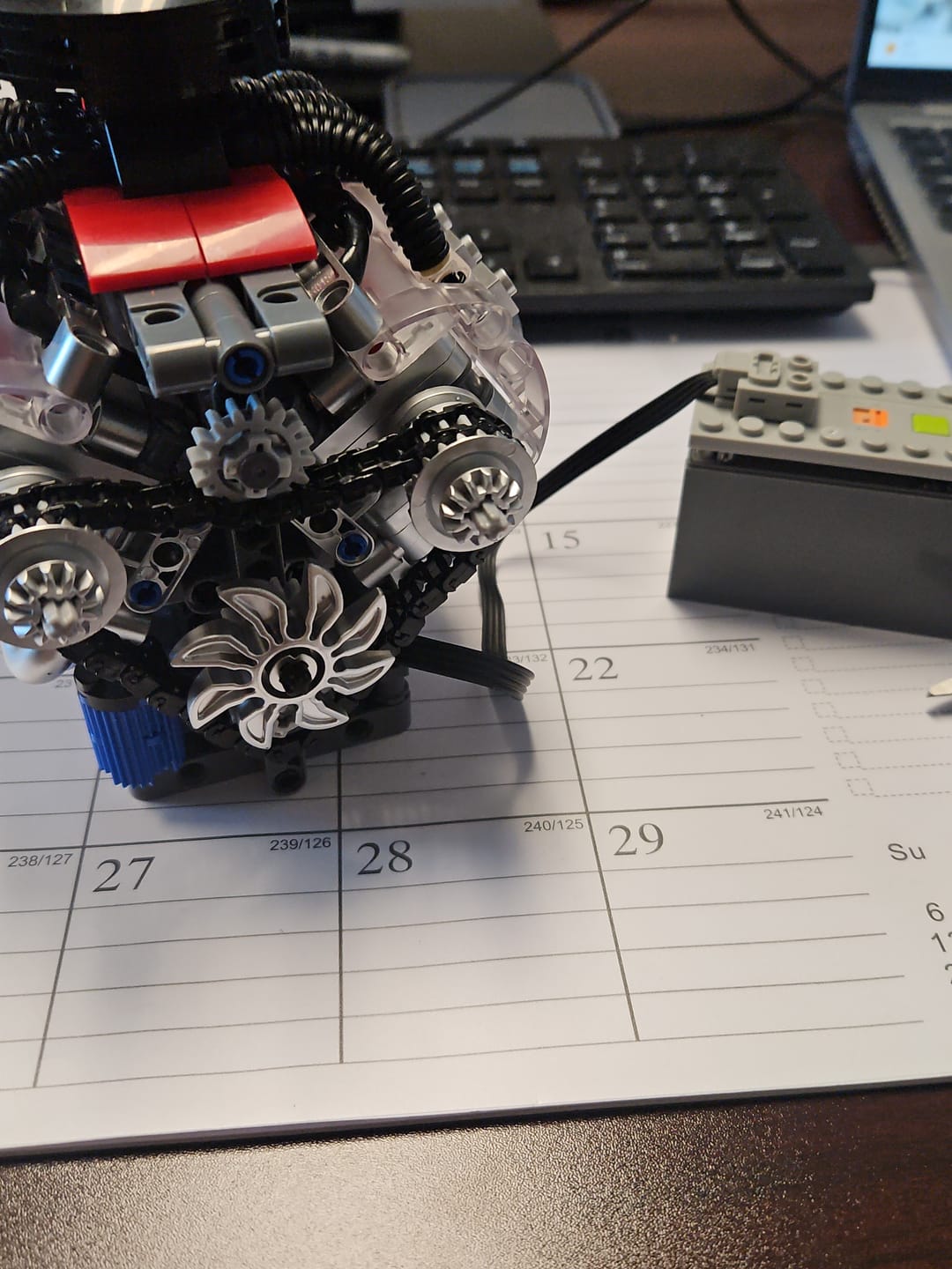 Customer photo review of V8 Engine Building Blocks Sets 487pcs