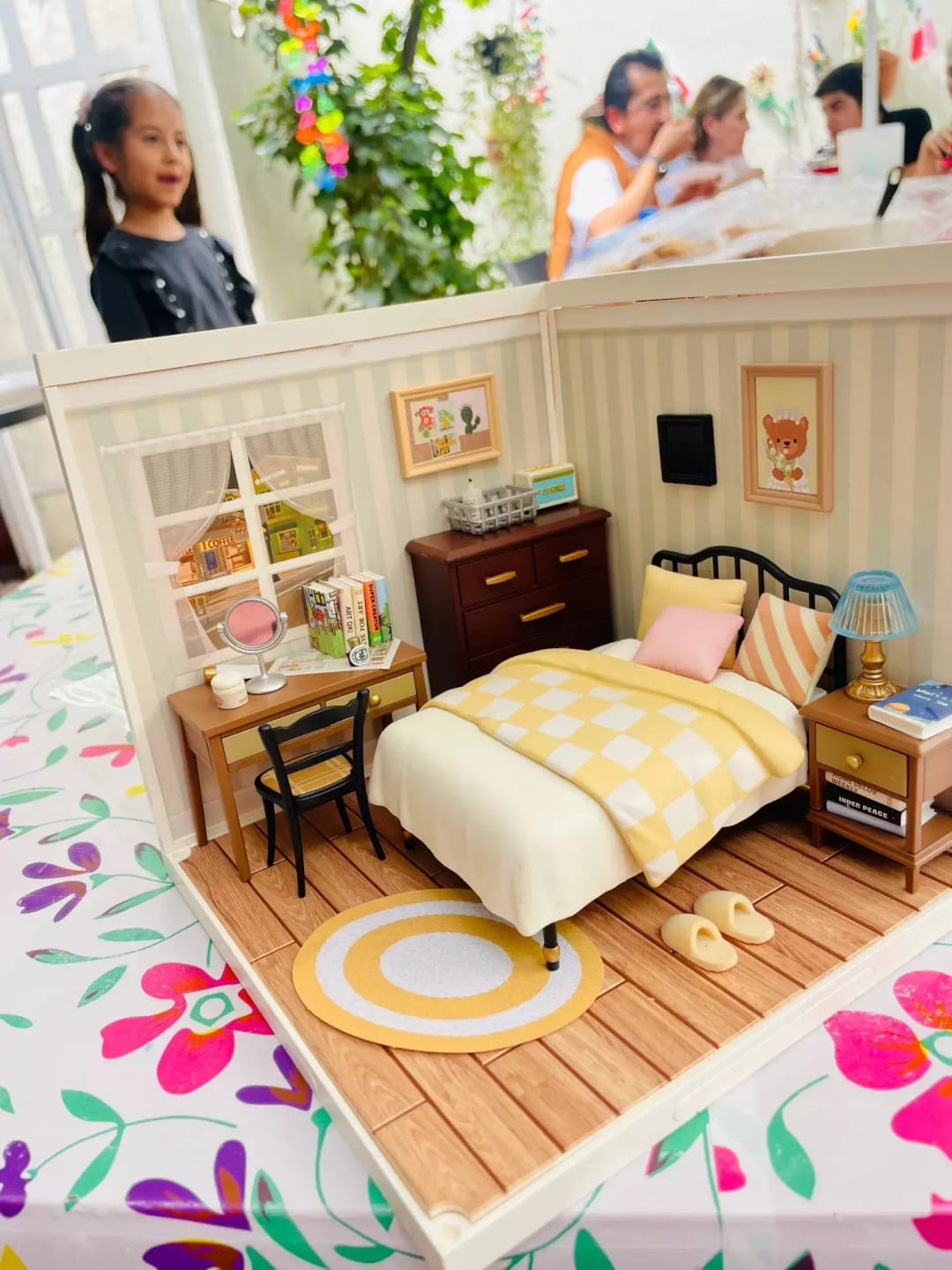 Customer photo review of DIY Miniature Bedroom Kit – Rolife Sweet Dream Bedroom DW009