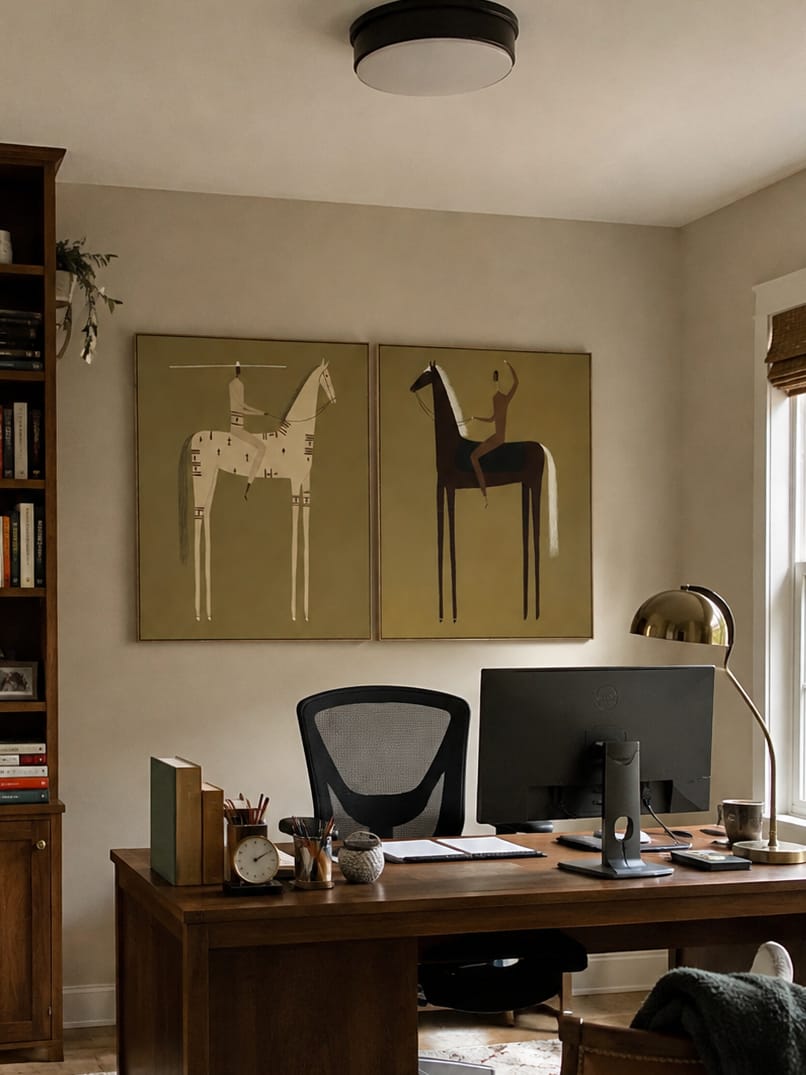 Customer photo review of Vintage Americana Art｜Plains Nomad Duo