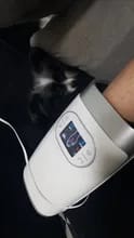 Customer photo review of "Premium Cordless Hand Massager with Heat and Compression for Arthritis and Carpal Tunnel”