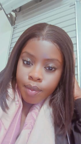 Customer photo review of Vietnamese Super Double Drawn Bone Straight Natural Black Closure