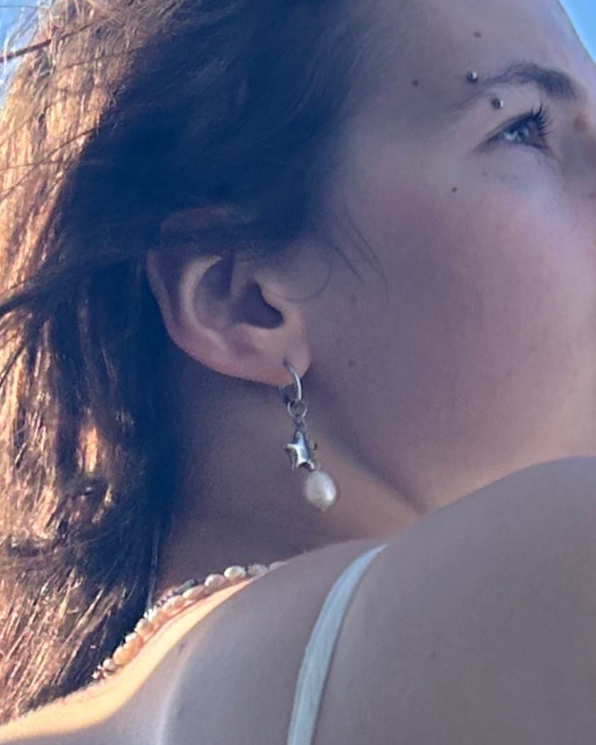 Customer photo review of POPSTAR EARRINGS