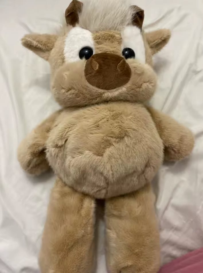 Customer photo review of Salla-Gör Hareketli Peluş - Beyaz İnek