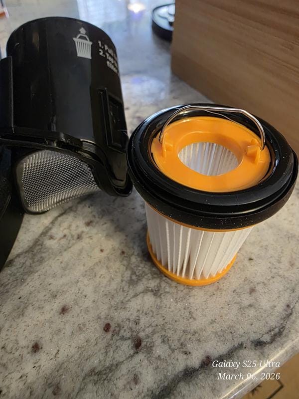Customer photo review of WandVac Cordless Handheld Vacuum