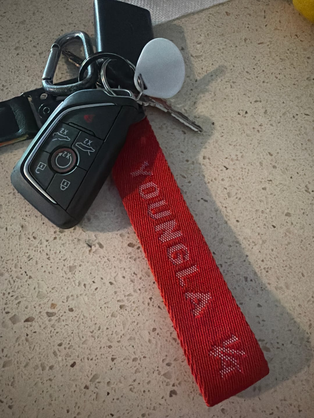 Customer photo review of 933 YoungLA Keychains
