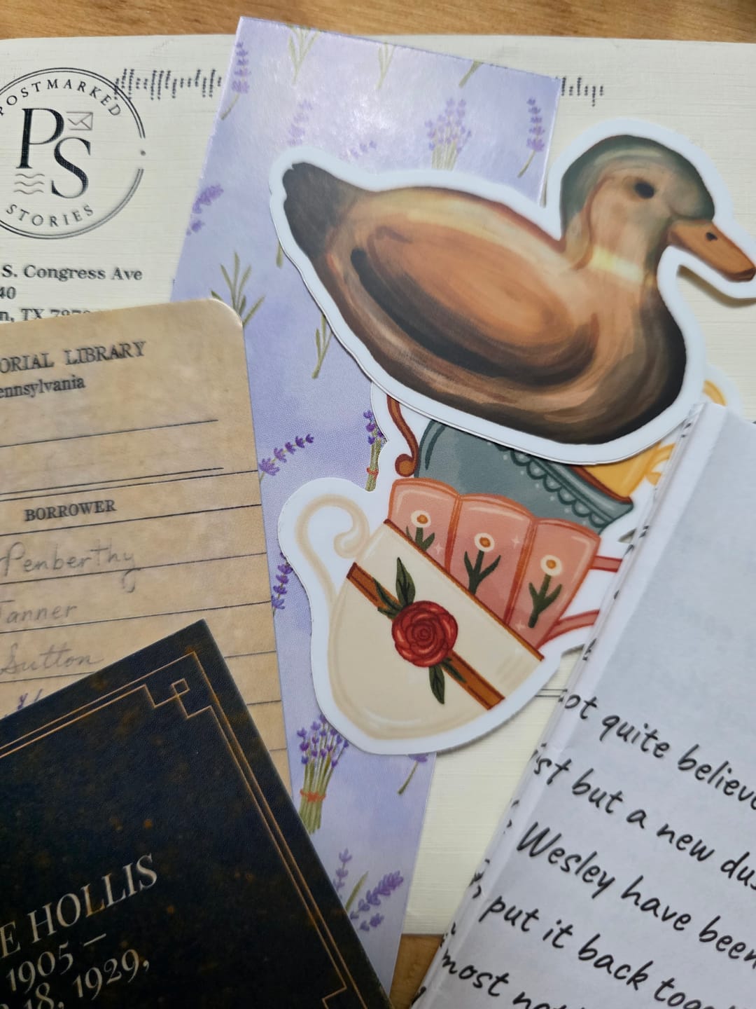 Customer photo review of The Linden Lane Letters: A Cozy Mystery in Twelve Envelopes