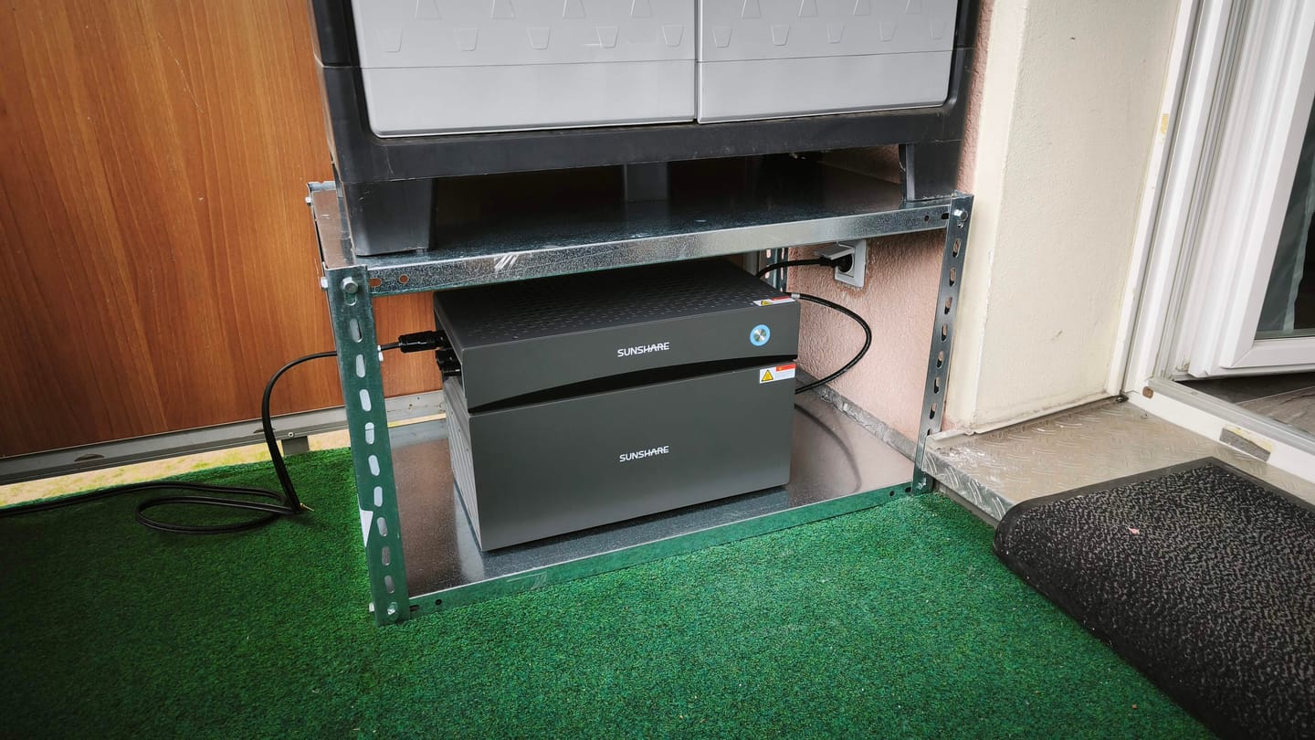 Customer photo review of Glory Semi-Solid Balkonkraftwerk mit 2,0 kWh Speicher