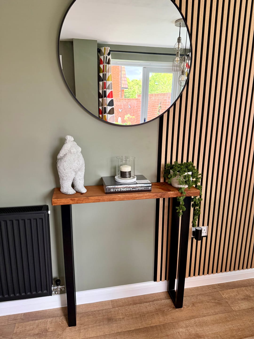Customer photo review of Rustic Console Table  | 20cm Depth