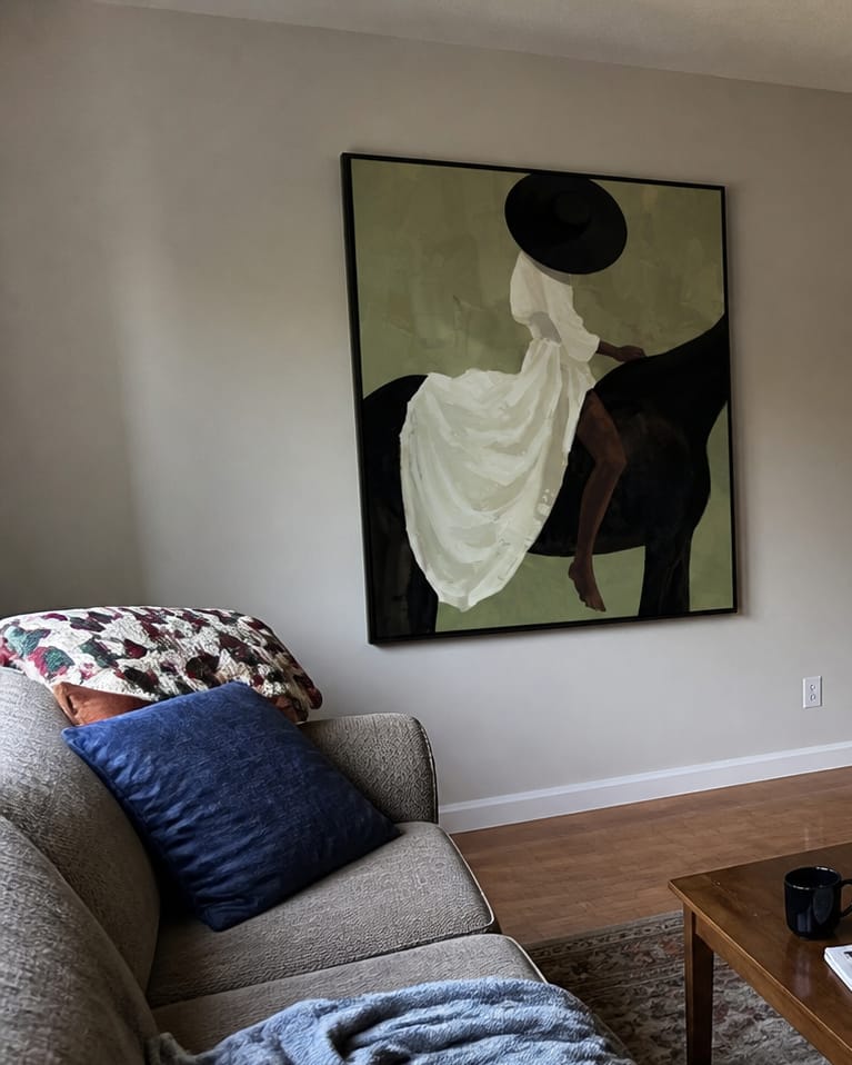 Customer photo review of Vintage Americana Art｜Midnight Grace
