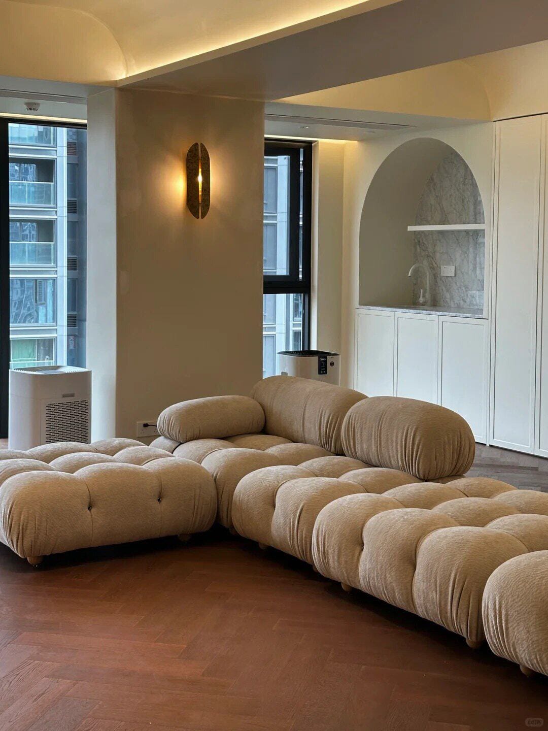 Customer photo review of Hiksnra Sofa Corner Module | Vacuum Packed Compression Sofa