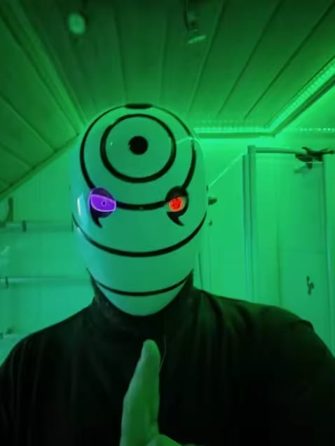 Customer photo review of Obito Led Maske