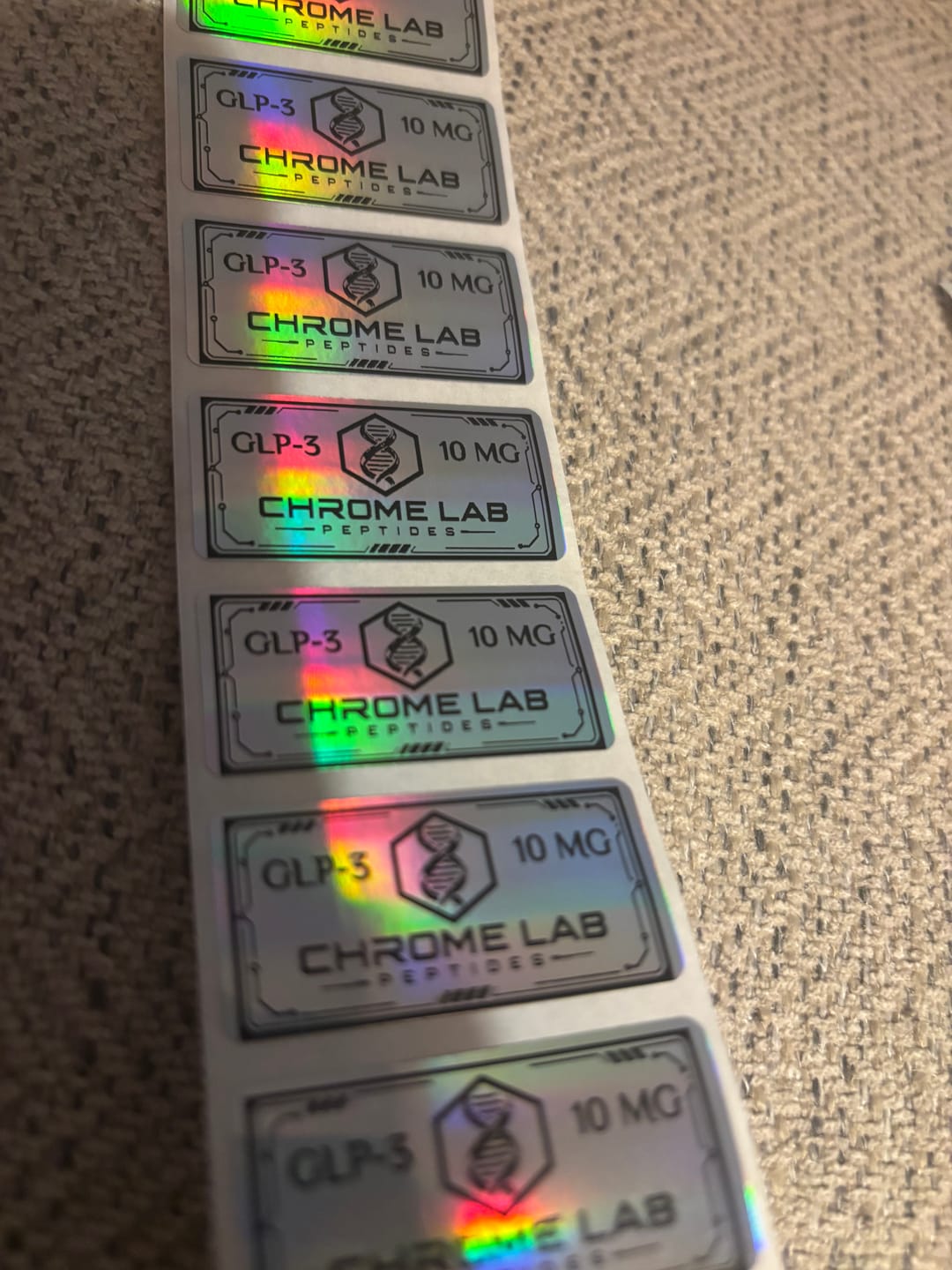 Customer photo review of NIIMBOT M2 Thermal Transfer Label Maker, Smart Color Printing with Phones & PC for Office, Lab, Vial Bottle