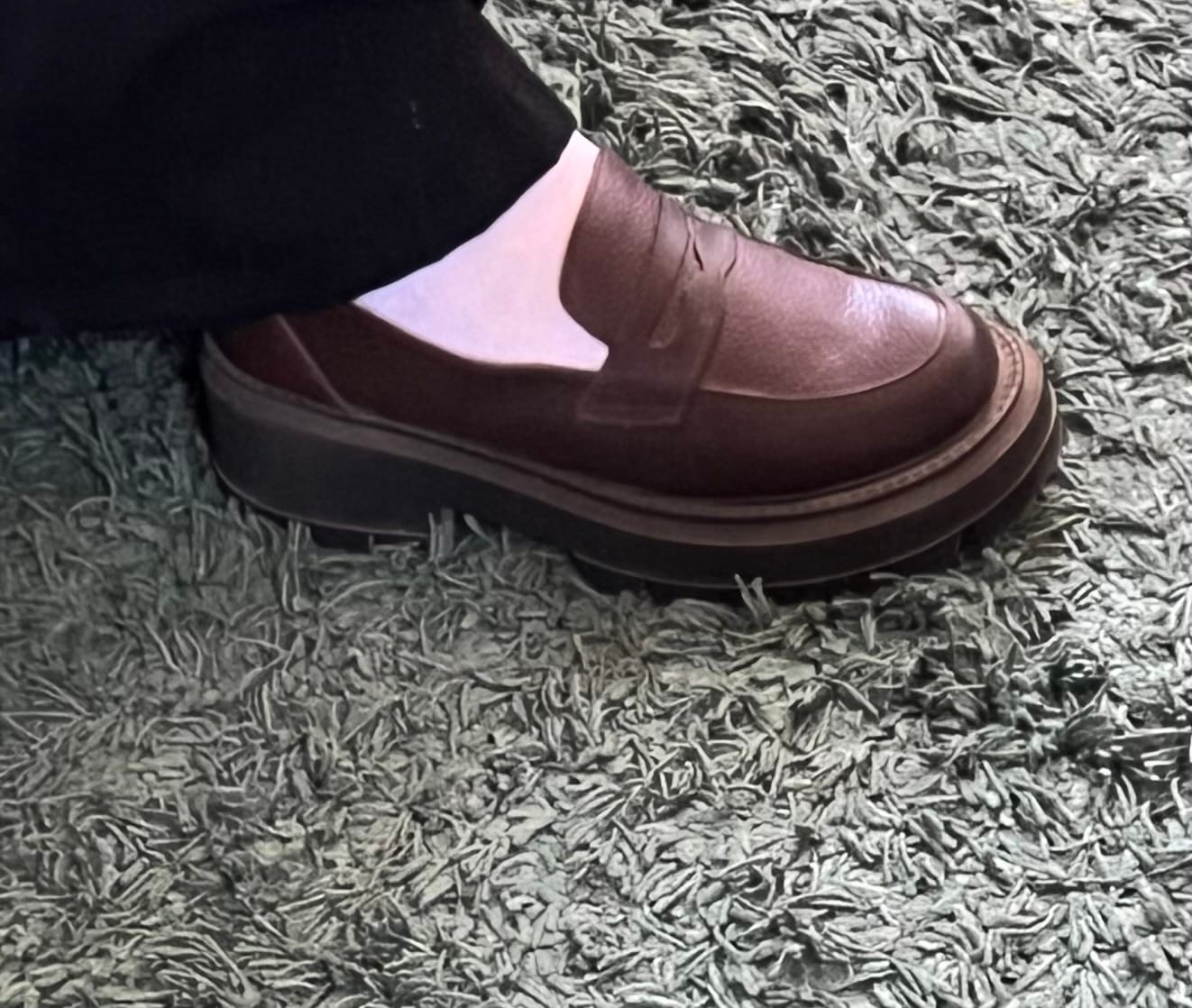 Customer photo review of DRIES VAN NOTEN   Leather Loafers