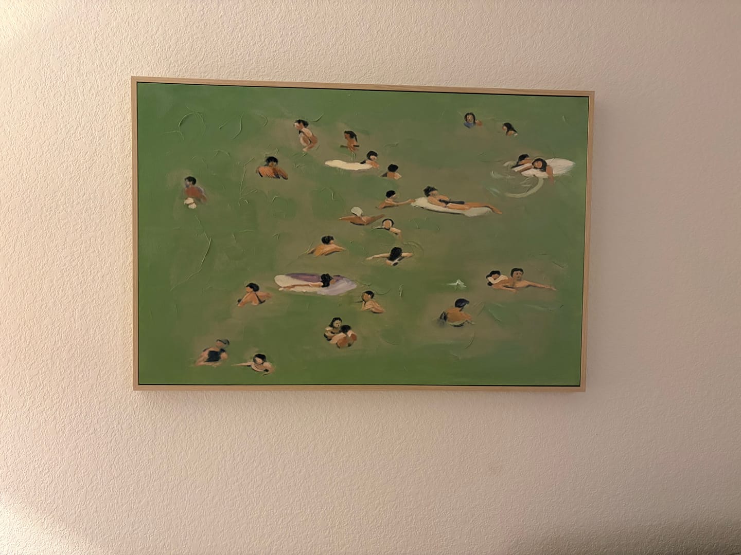 Customer photo review of Swimming Sport Wall Art #BA061