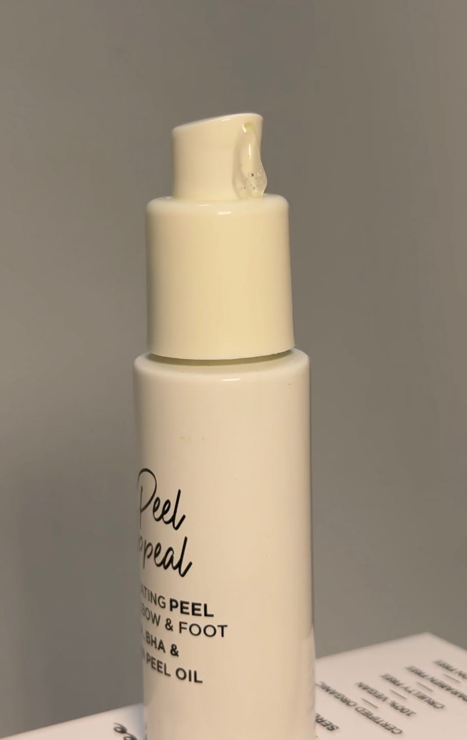 Customer photo review of EXFOLIATING Peel Appeal Serum 30 ml