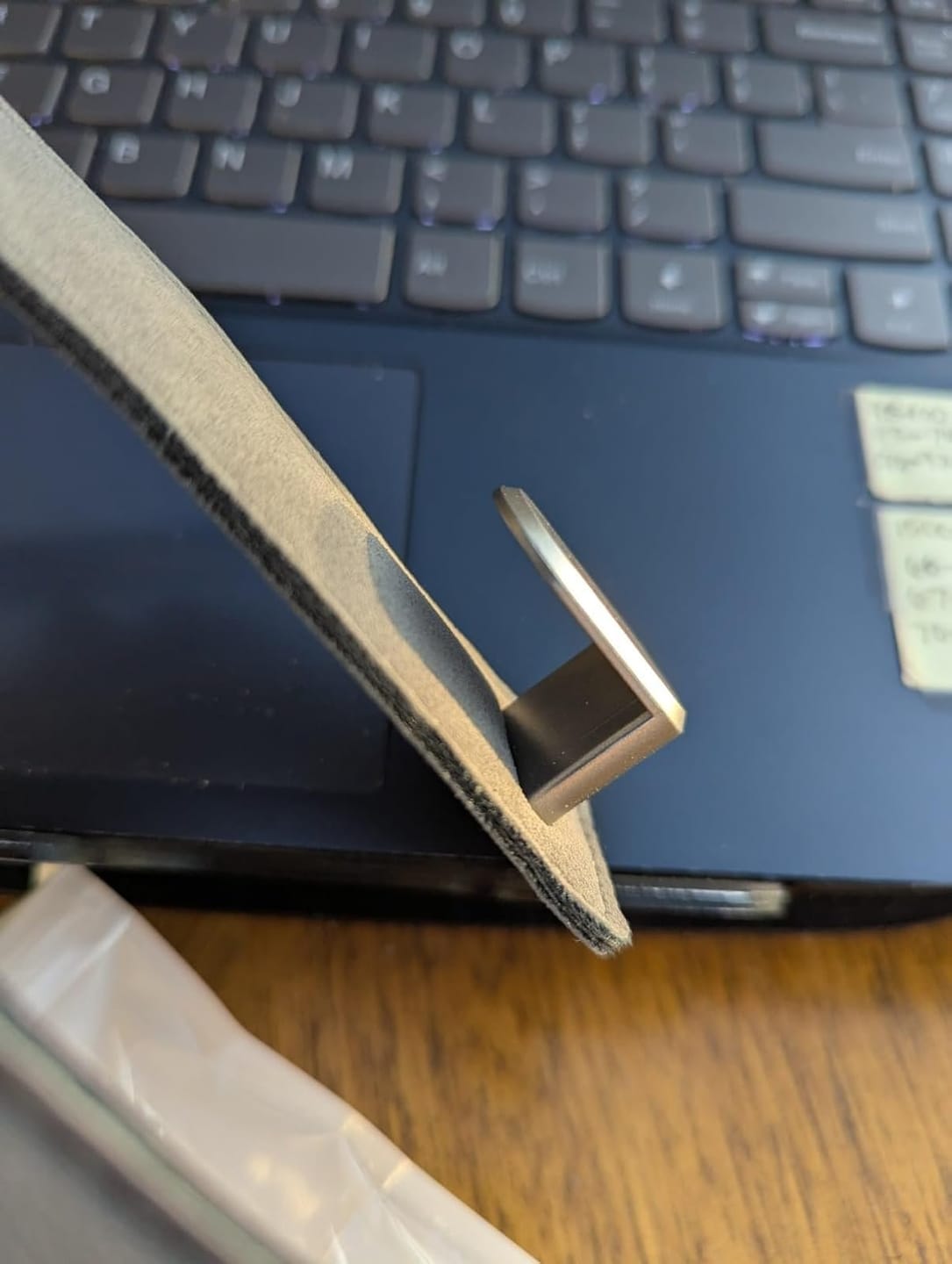 Customer photo review of BOLTHUT™ Leather Car Headrest Hooks — Back-Seat Bag Hangers