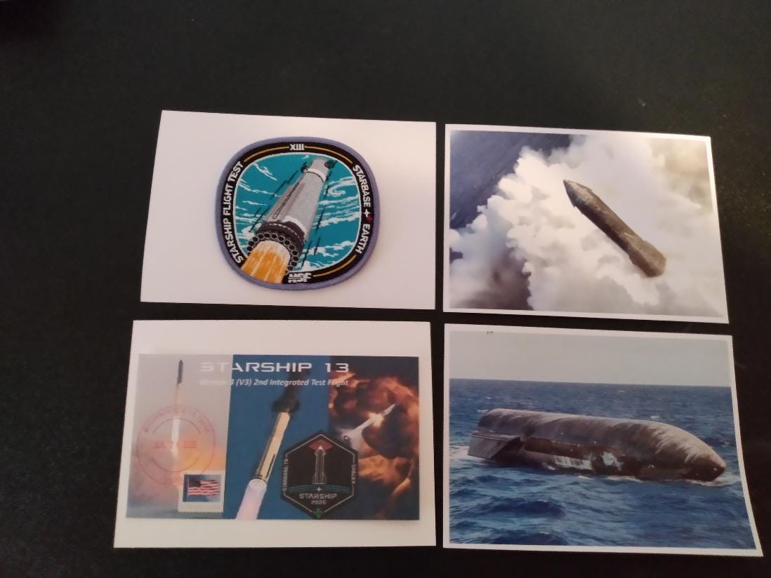 Customer photo review of SpaceX Starship Flight 13 - Collectors Patch