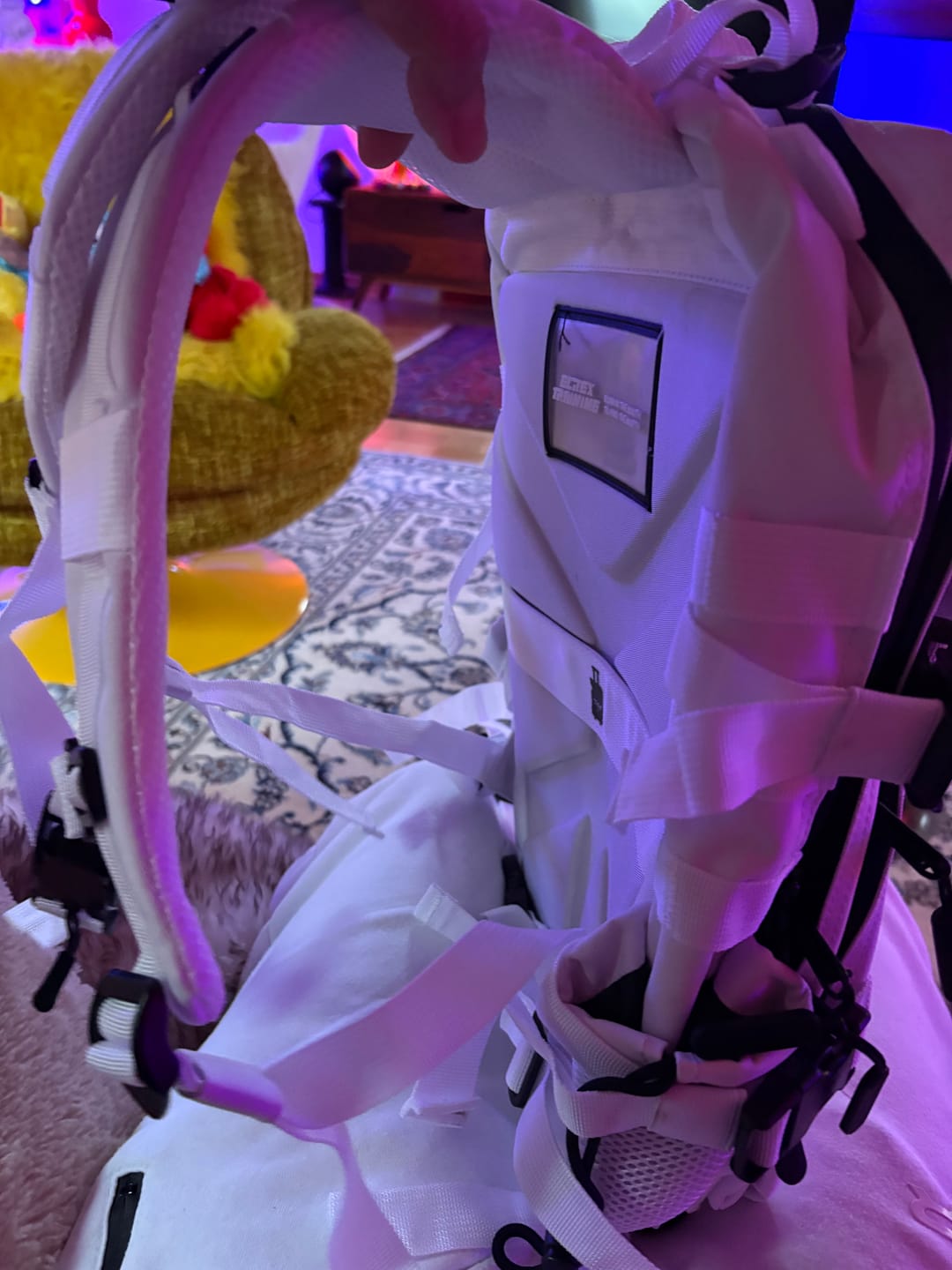 Customer photo review of Mochila Táctica 25L All In Blanco