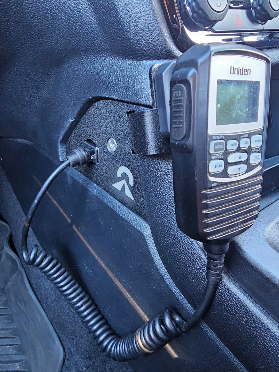 Customer photo review of UHF Handpiece Mount - Ford Ranger NextGen & Super Duty & Everest - Centre Console