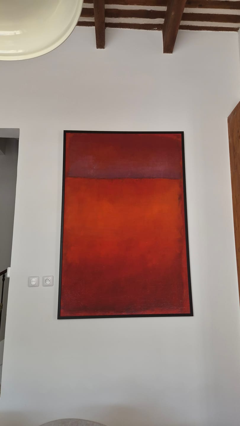 Customer photo review of Mark Rothko, Set Red, Orange, Yellow