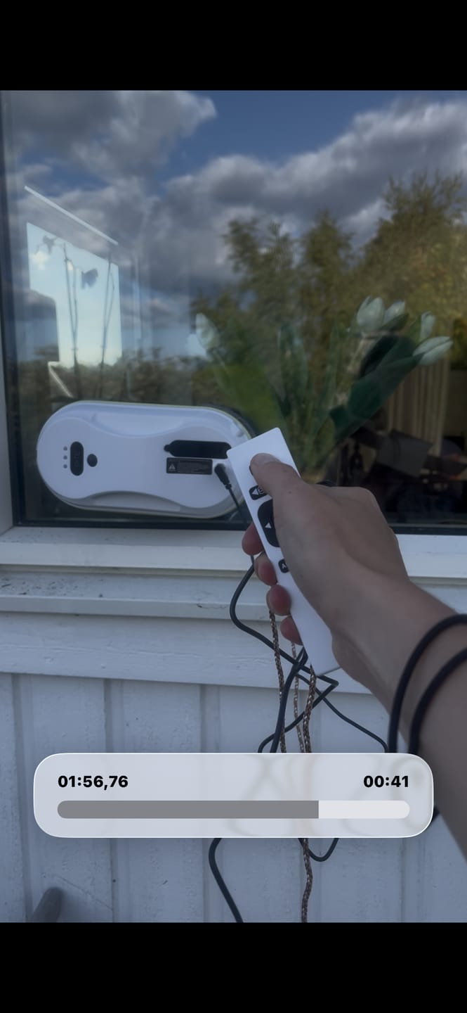 Customer photo review of Fönsterputsrobot DiteWimba FPR20 med sprayfunktion