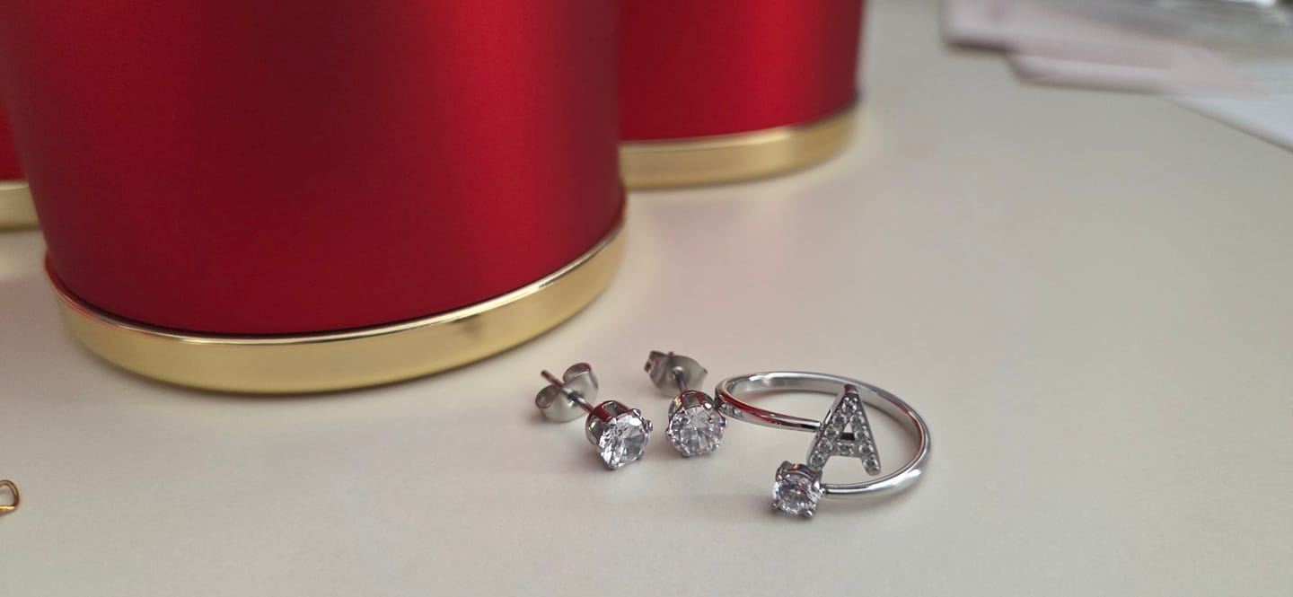 Customer photo review of Julia Earrings
