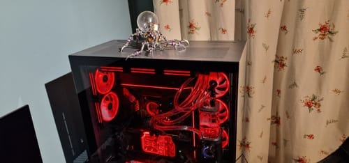 Customer photo review of Plasma Spider Model Kit – Cyberpunk 3D Metal Puzzle