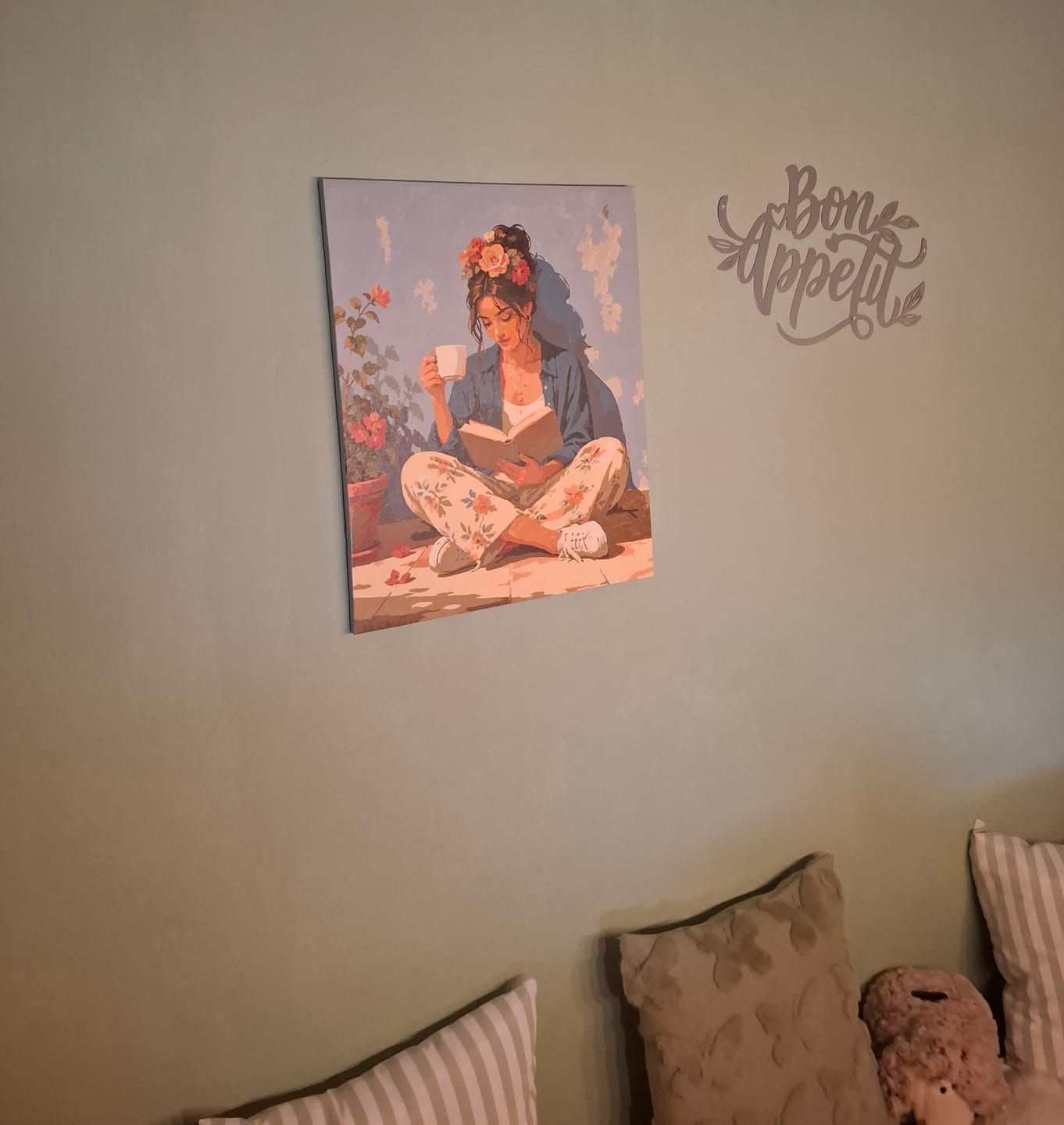 Customer photo review of Malen nach Zahlen - Florale Auszeit