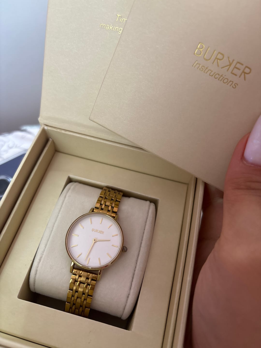 Customer photo review of Ruby Petite Gold White