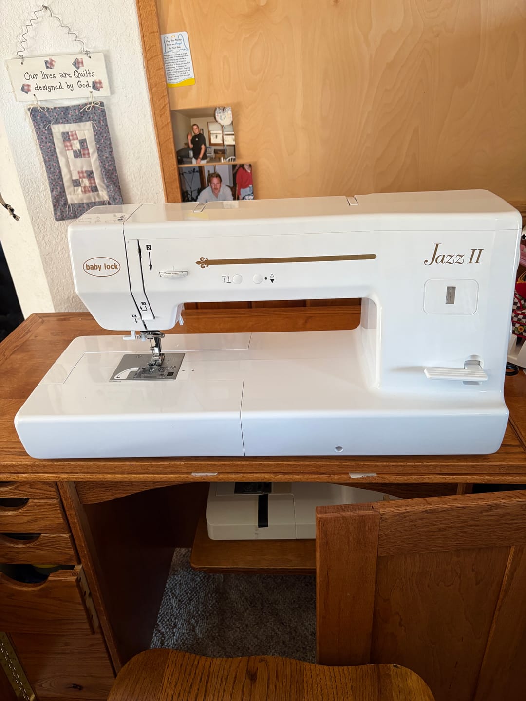 Customer photo review of Baby Lock Jazz 2 Sewing & Quilting Machine