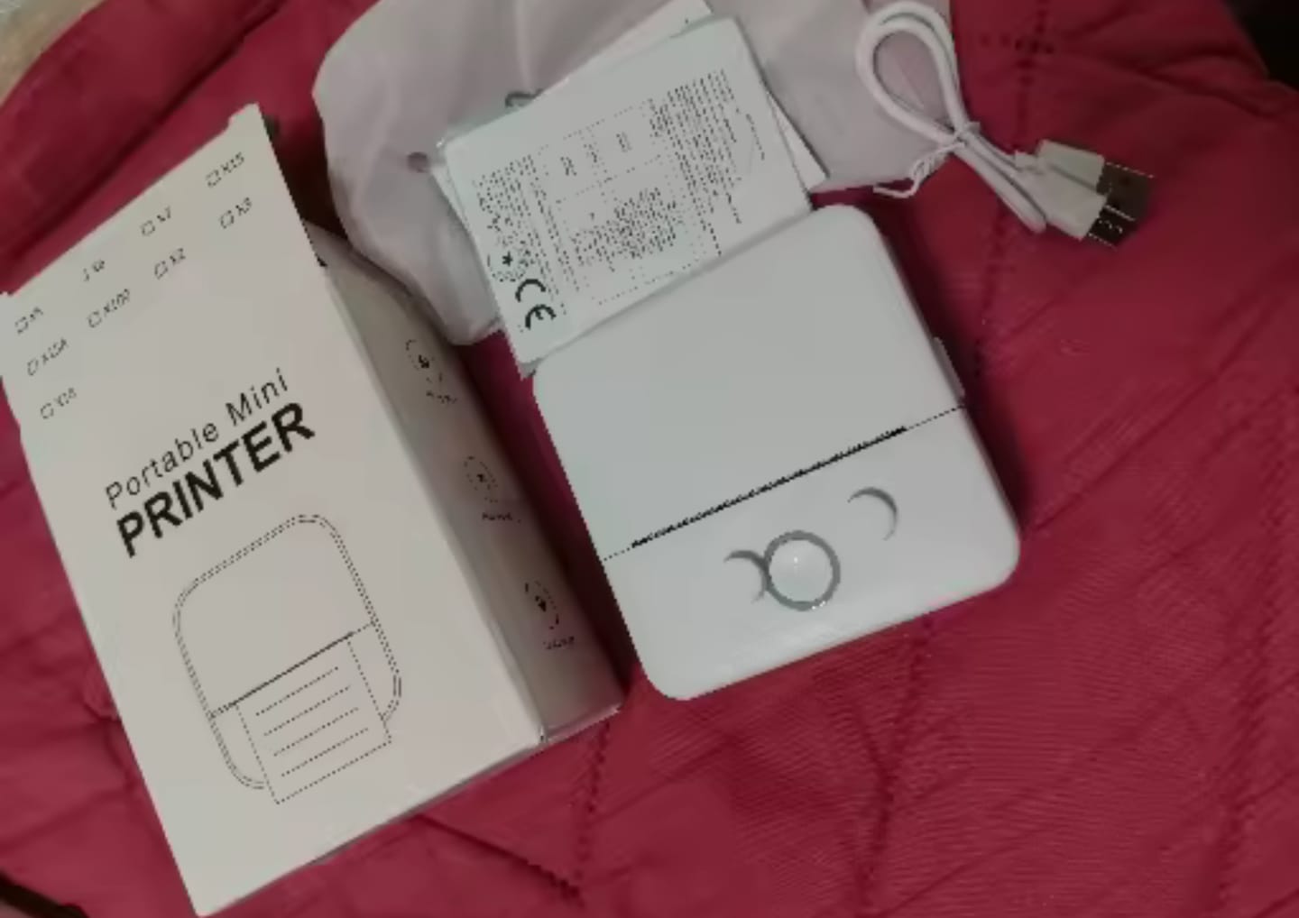 Customer photo review of Mini Impresora Térmica Bluetooth Portátil
