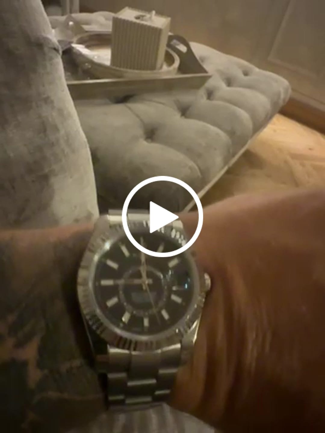 Customer video review of Rolex Sky-Dweller 42mm Silver Black Dial