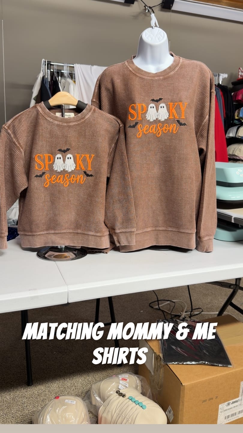 Customer photo review of KIDS YOUTH Oversized Corded Crew Sweatshirt