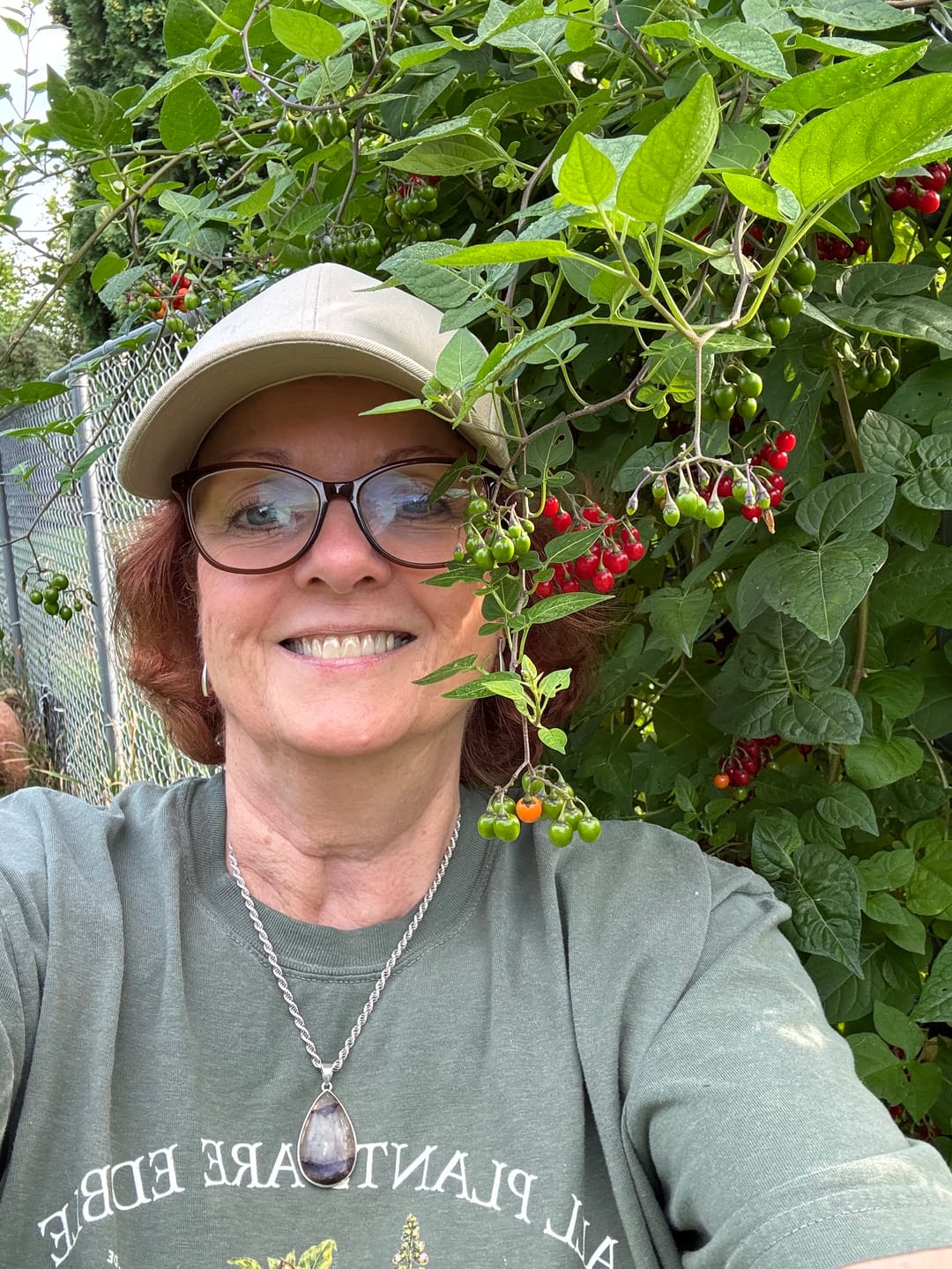 Customer photo review of All Plants Are Edible T-Shirt