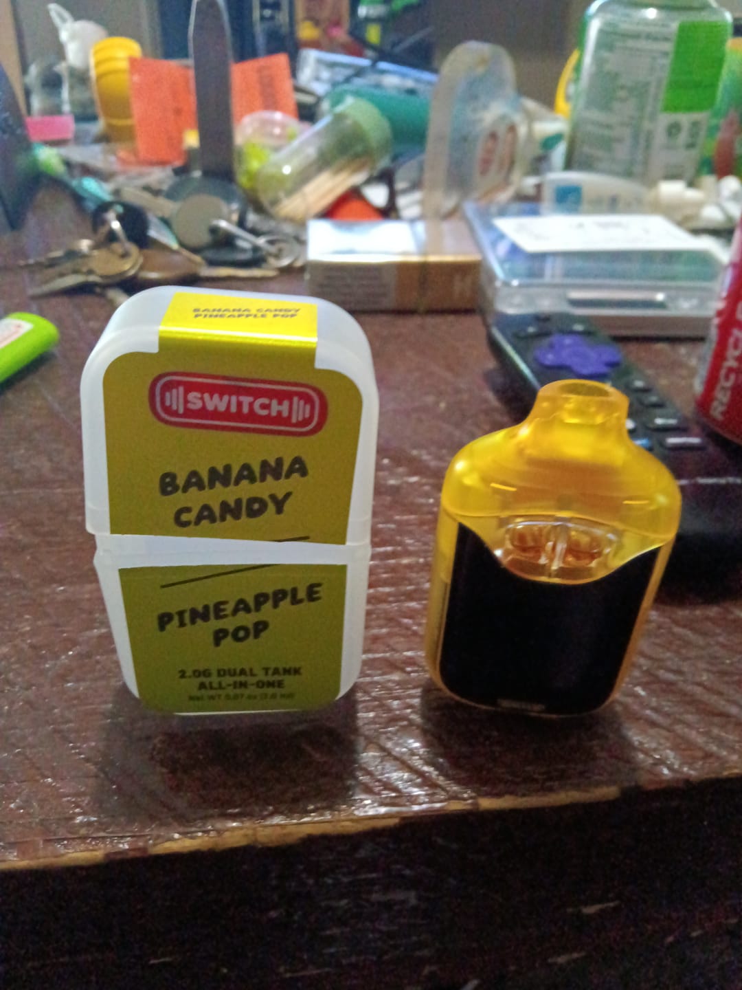 Customer photo review of Switch - 2G Banana Candy/Pineapple Pop