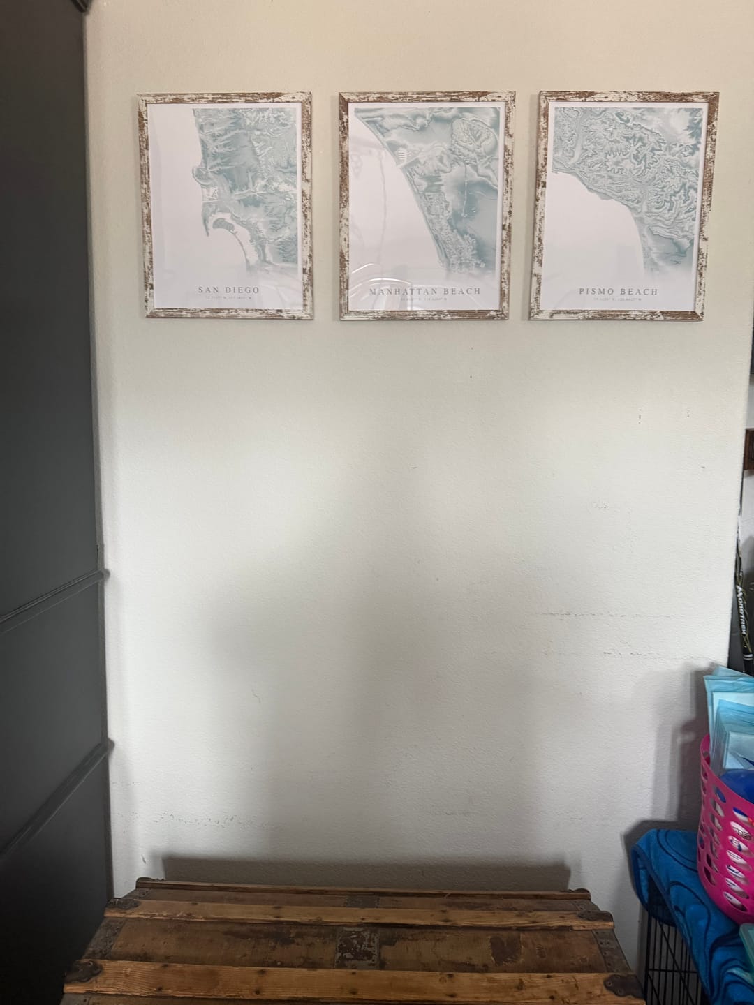 Customer photo review of San Diego Map Print