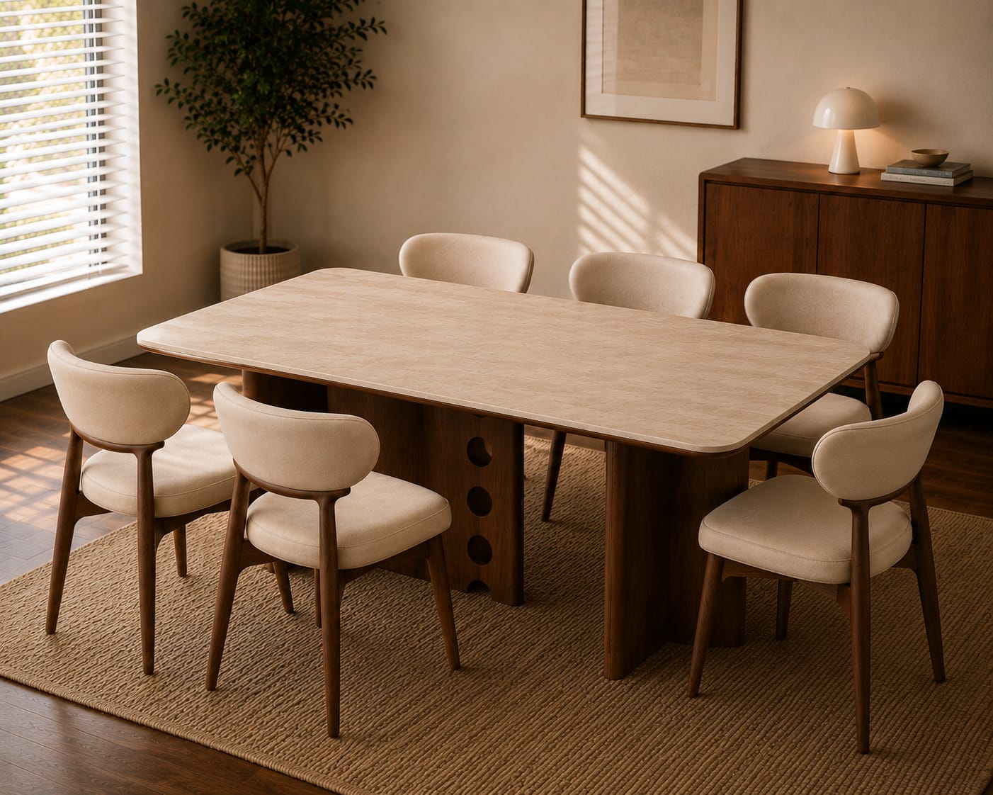 Customer photo review of Marlborough Dining Table