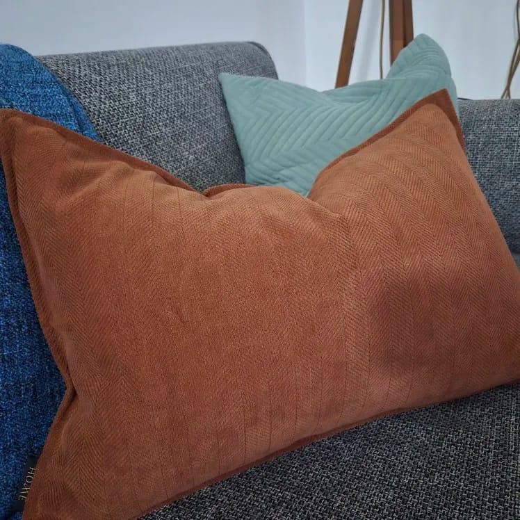 Customer photo review of 50x70/60x80/70x70CM Large Size Throw Pillow Cover Stripe Solid Waist Cushion Decor Home Decorative