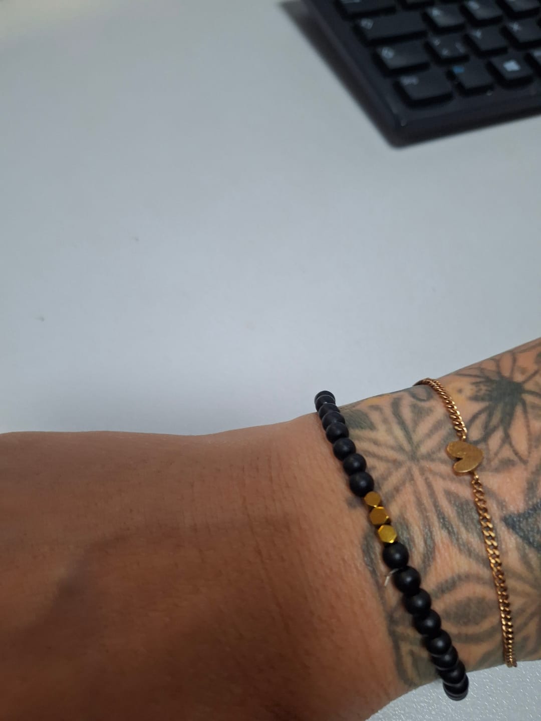 Customer photo review of Obsidian Armband