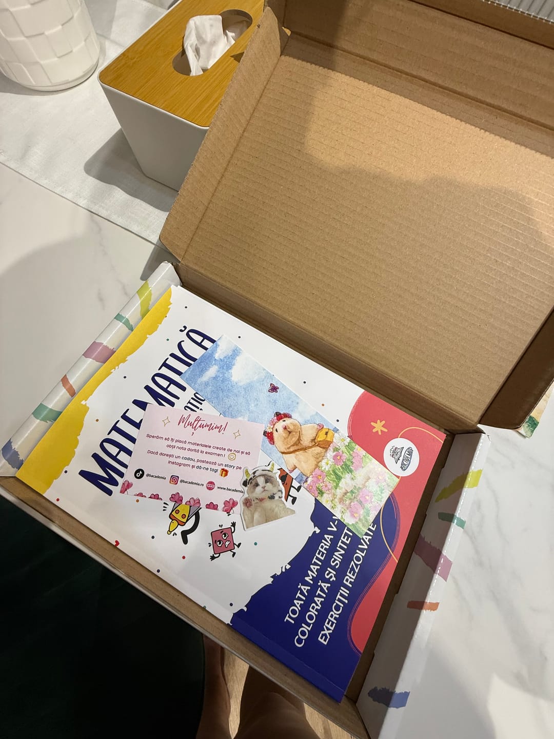 Customer photo review of Pachet Evaluare Națională (Română + Matematică) Bacademia