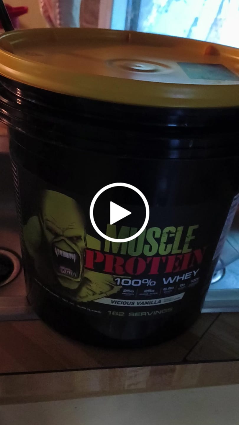 Customer video review of Whey Protein Powder Bucket
