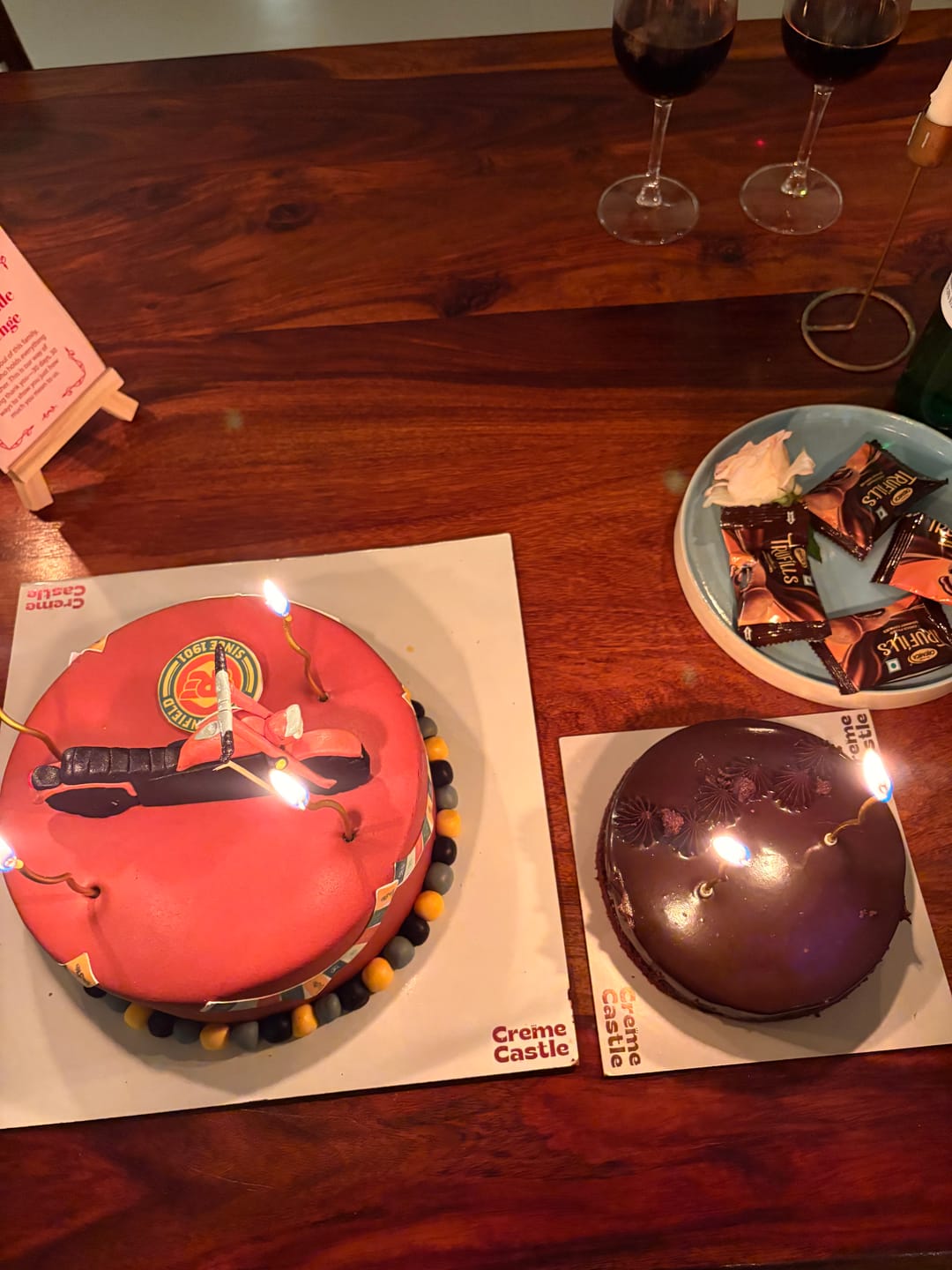 Customer photo review of Custom Cake for Bike Lover
