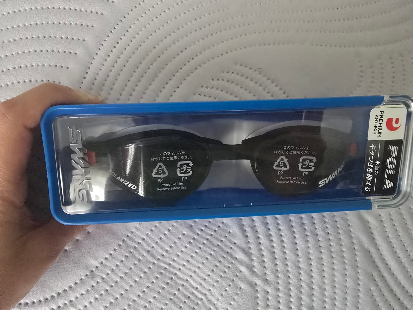 Customer photo review of Goggles de natación SWANS Ascender SR-81P PAF SMK. (Polarizados)