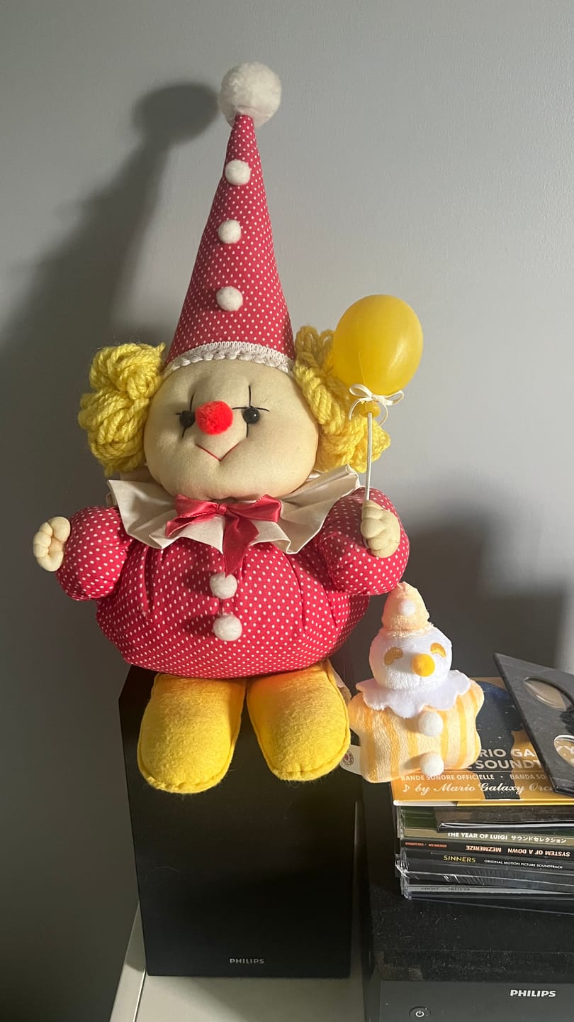 Customer photo review of Cute Lil Clown Plushies!
